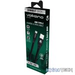 Volkano Slim Series Type-C Cable - Black - Image 2