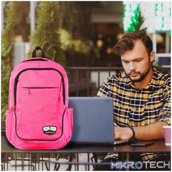 Volkano Victory Series Backpack Pink - Image 2