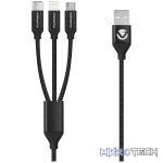 Volkano Weave Series 3 in 1 Charging Cable - Image 2