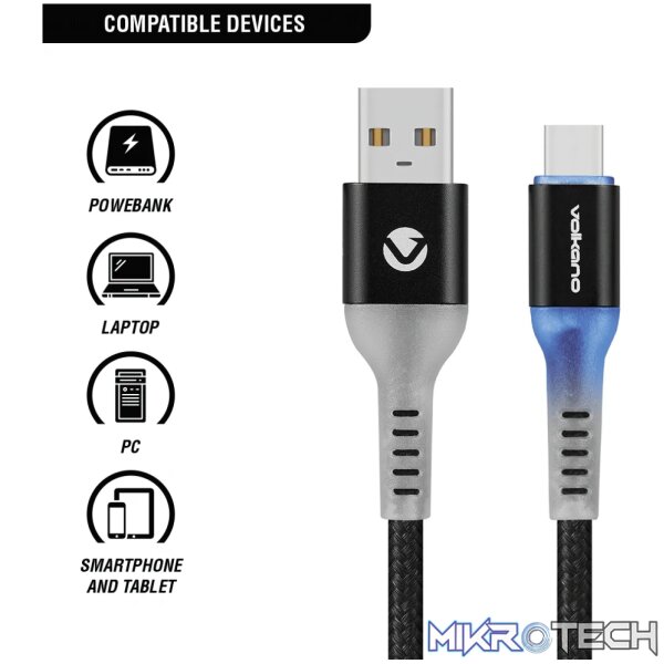 Volkano Smart series Auto Disconnect Type-C USB cable - Image 2
