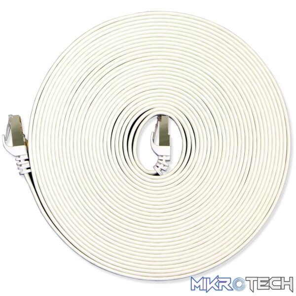 VolkanoX Giga series Cat 7 Ethernet cable 10meter - white - Image 2