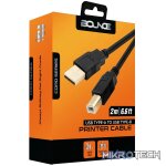 Bounce Cord Series 2m USB Printer Cable - Image 2
