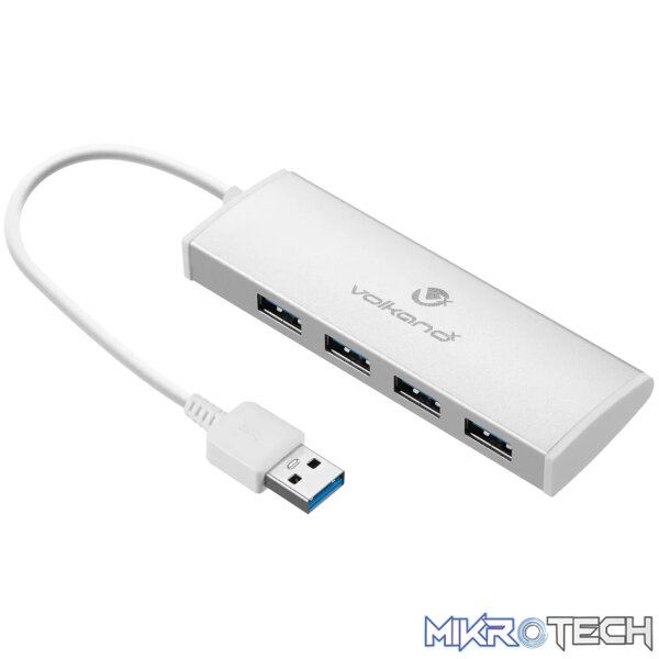 VolkanoX Media series 4 port USB hub with power cable - Image 4