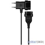 Cable Extender 2Pin Euro to T Shape AC 2Pin Euro Socket 2M - Image 2