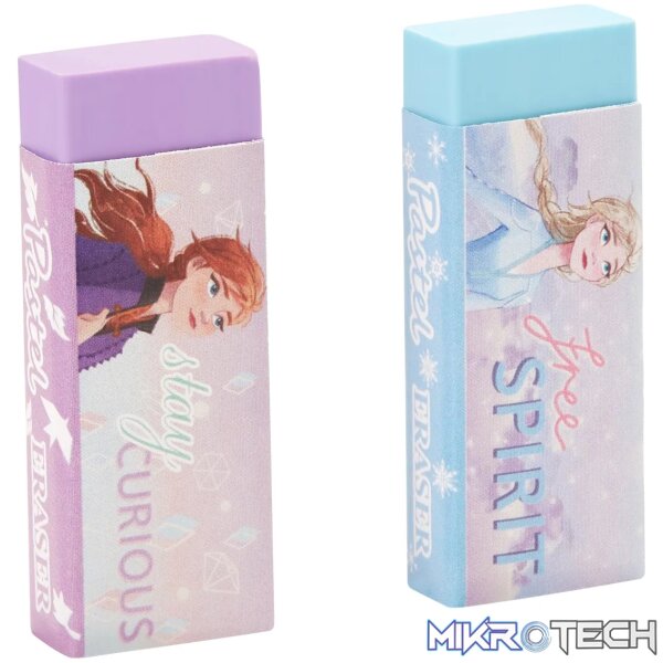 Frozen 2 Pastel Colour Erasers. Multi - Image 2