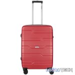 Highlander Bondi ABS 4-Wheel Spinner 55cm Luggage Red - Image 3