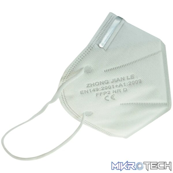 KN95 Folding Protective Mask - Single unit in pack of 10 - Image 2