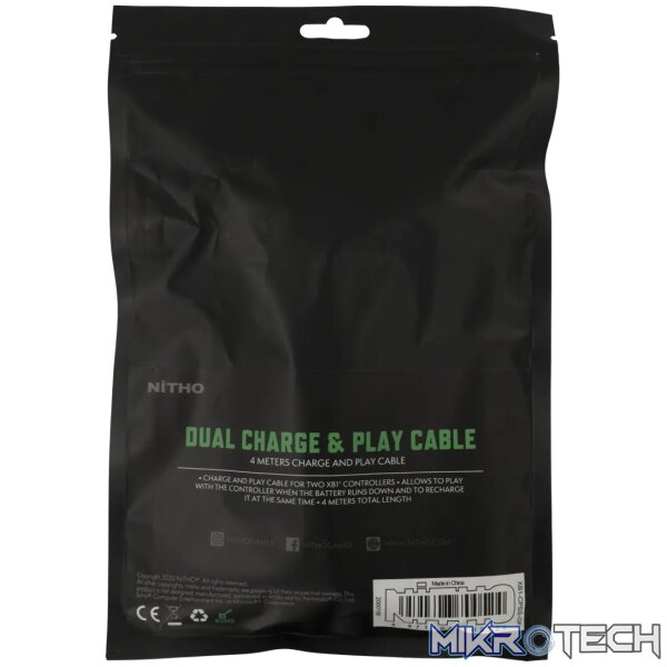 Nitho XB1 DUAL CHARGE & PLAY CABLE - Image 2