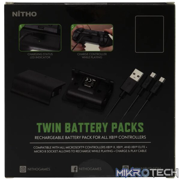 Nitho XB1 TWIN BATTERY PACKS - Image 2