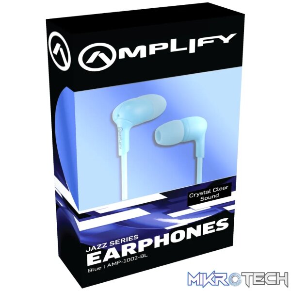Amplify Jazz series earphones - Blue - Image 2