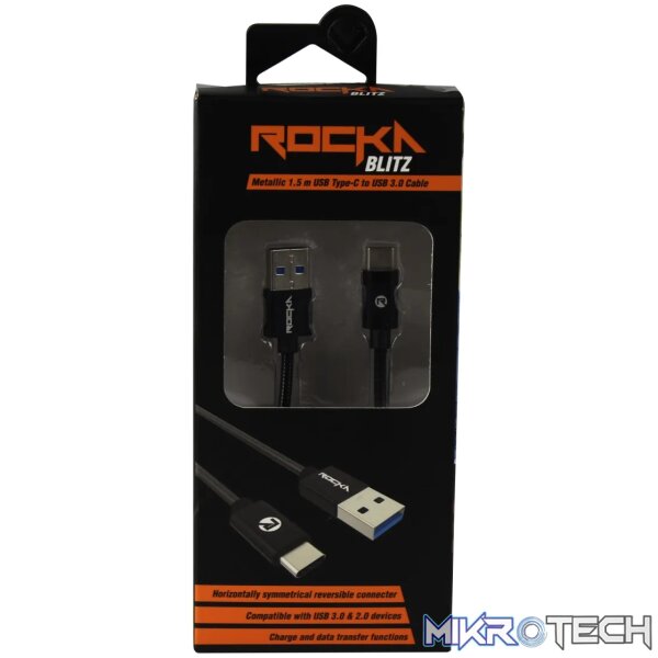 Rocka Blitz series USB Type C to USB v3.0 cable - Image 2