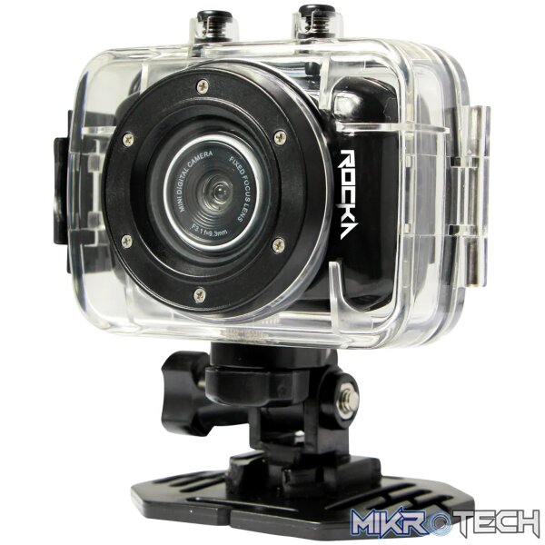 Rocka D'Light Series 720P Action Camera- Black - Image 2