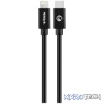 Rocka Sprite seriesType-C to MFI cable 1.2m black - Image 2