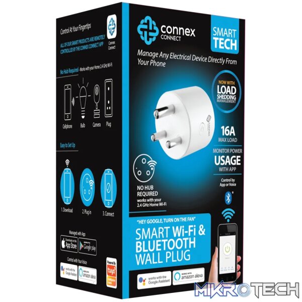 Smart WiFi Plug 3 Pin SA Round 16A - Image 2
