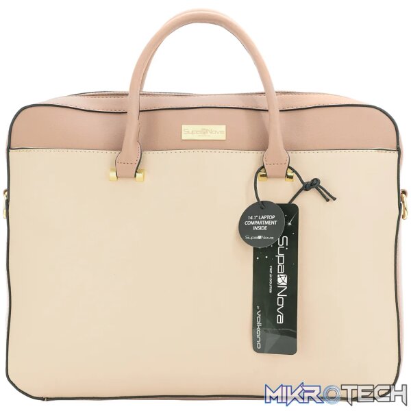 2 SupaNova Katrina 14.1' Ladies Laptop Bag - Pink - Image 1