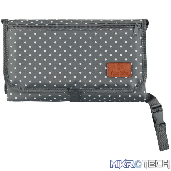 Totes Babe Dotty Series Changing Mat Grey - Image 2