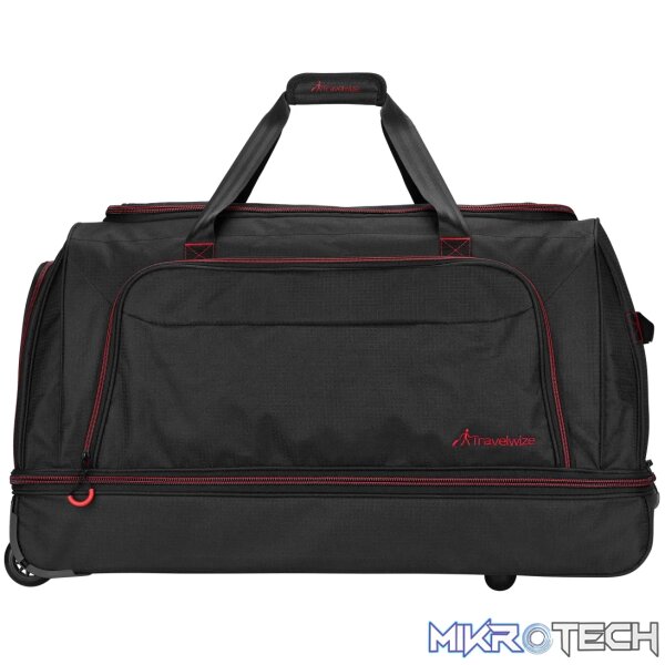 Travelwize Asteroid Trolley Duffle Black Red - Image 2