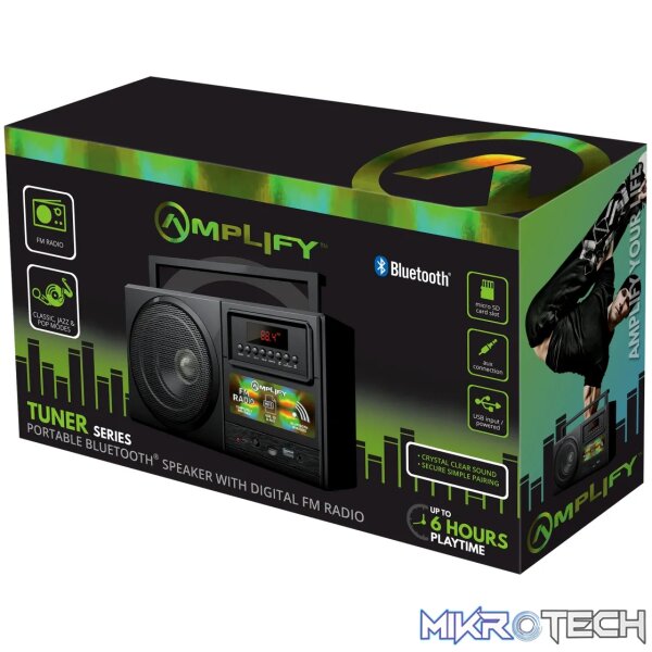 Amplify Tuner series Bluetooth Radio - Black - Image 2
