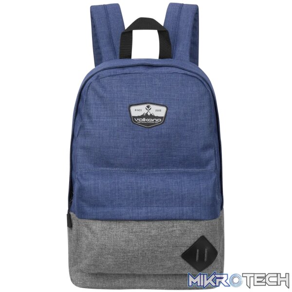 Volkano 2D 15.6" Laptop Backpack Navy/Grey - Image 2