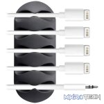 Volkano Bind Series Adhesive Clip-on Cable Organiser Kit - Image 2