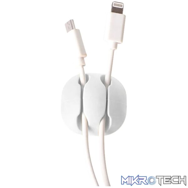 2 Volkano Bind Series Dual Clip-on Cable Organiser - Image 1