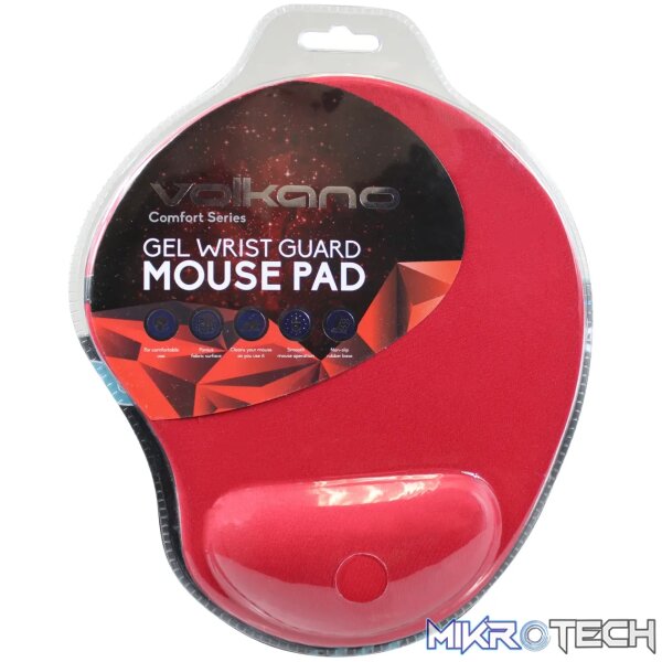 Volkano Comfort series gel  mousepad - red - Image 3