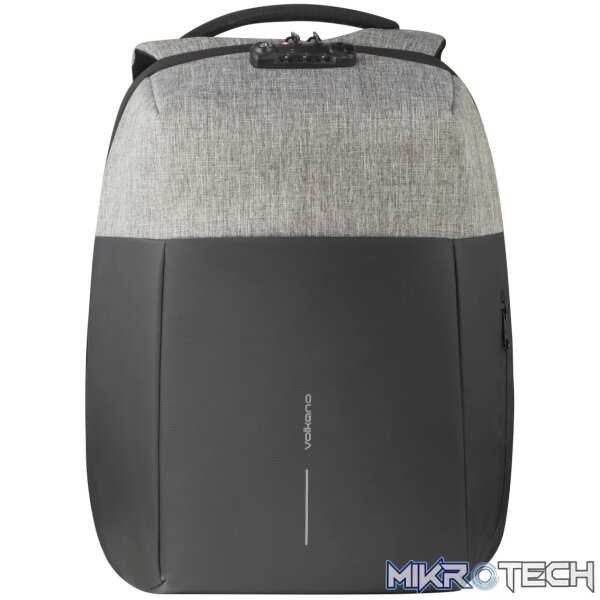 Volkano Deux Series Backpack Black/Lt Grey. - Image 2