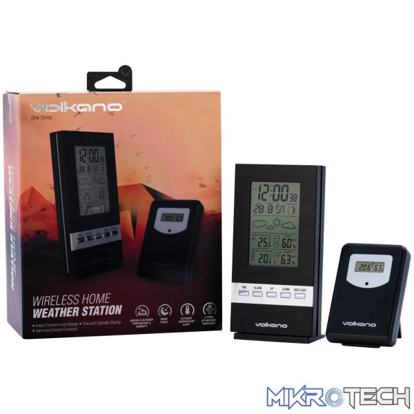 Volkano Dew series Weather Station - Black - Image 2