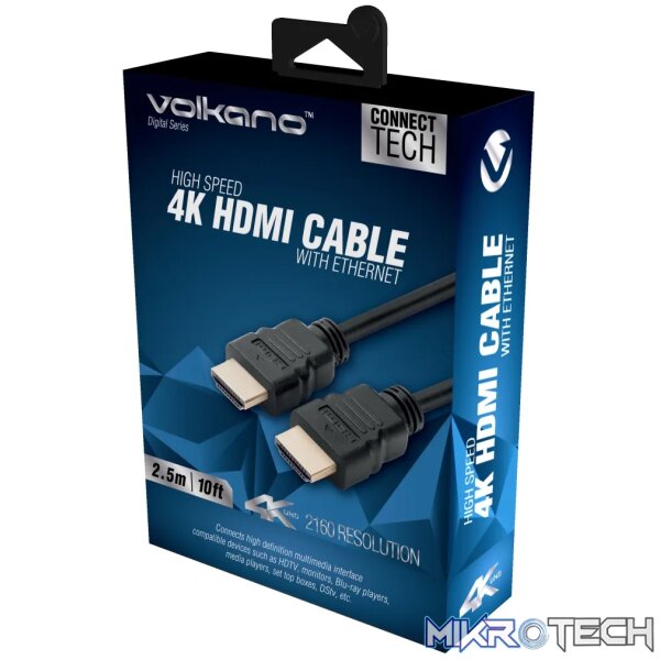 Volkano Digital series 4K HDMI Cable, 2.5meter - Image 2