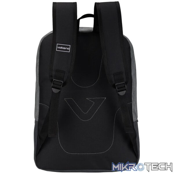 Volkano Ripper Backpack Grey/Black. - Image 3