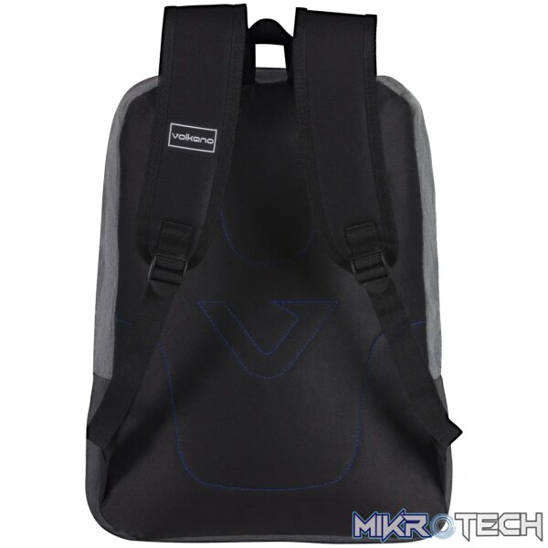 Volkano Ripper Backpack Grey/Blue. - Image 3