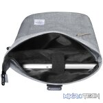Volkano Roll-Over Series Satchel - Grey Melange - Image 3