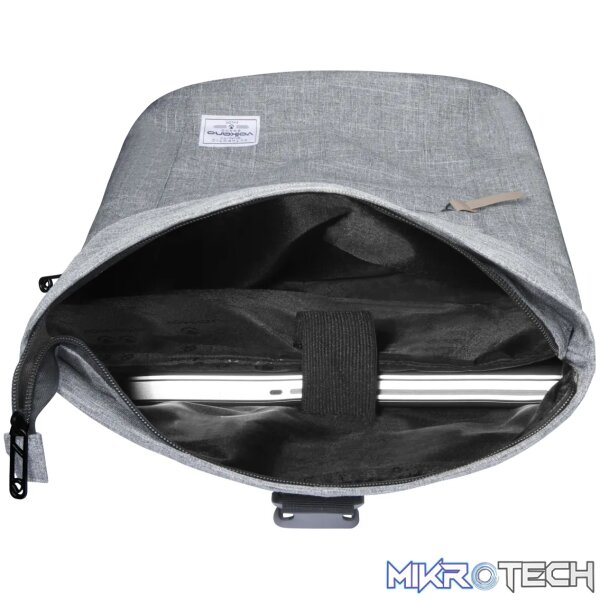 Volkano Roll-Over Series Satchel - Grey Melange - Image 3