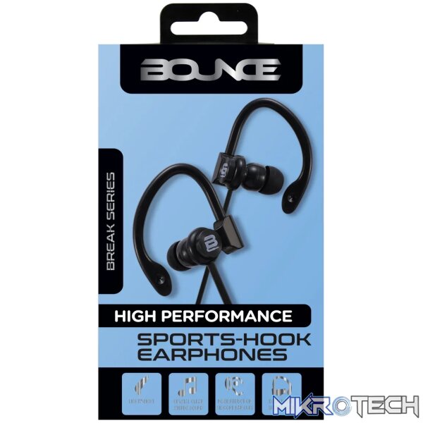 Bounce Break series earphones Black - Image 5