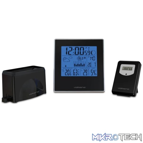 Volkano Storm series Weather Station - Black - Image 5