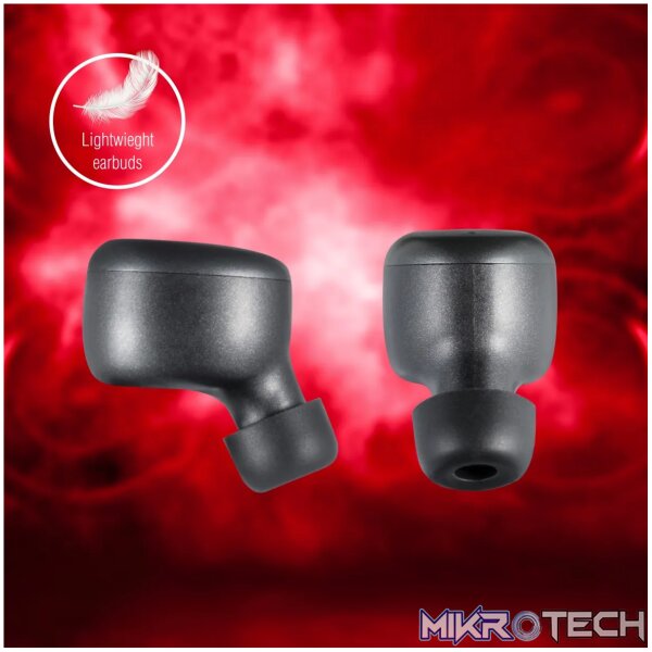 Volkano Sync Series True Wireless Bluetooth earbuds - Black - Image 3