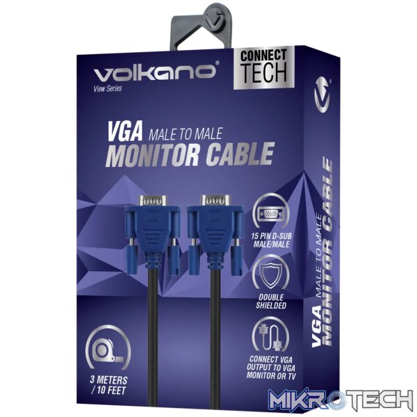 Volkano View series VGA cable 3m - Image 3