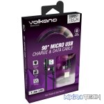 Volkano Weave Series 90" Micro USB Cable - Black - Image 2