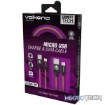 Volkano Weave Series Micro USB Cable - Army Green - Image 3