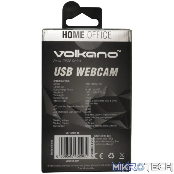 Volkano Zoom 1080 Webcam - Image 5