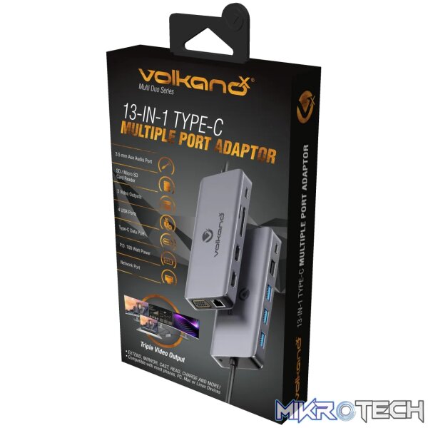 VolkanoX Core Multi Duo 13-in-1 Type-C Hub - Image 5