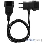 Cable Extender 2Pin Euro to T Shape AC 2Pin Euro Socket 2M - Image 3