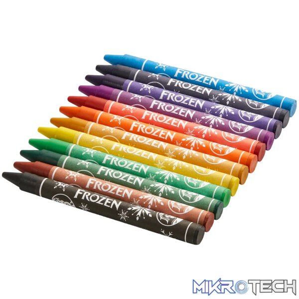 Frozen 12 Wax Crayons Multi - Image 3