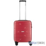Highlander Bondi ABS 4-Wheel Spinner 55cm Luggage Red - Image 4