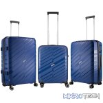 Highlander Java PP 4-Wheel Spinner 65cm Luggage Azure - Image 3
