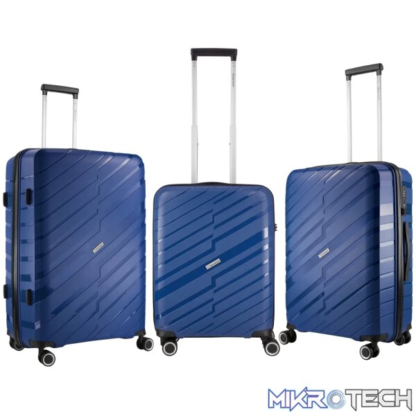 Highlander Java PP 4-Wheel Spinner 65cm Luggage Azure - Image 3