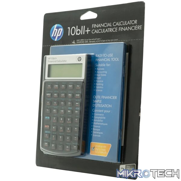HP 10Bii+ - Business Calculator (Algebraic) - non - Image 3