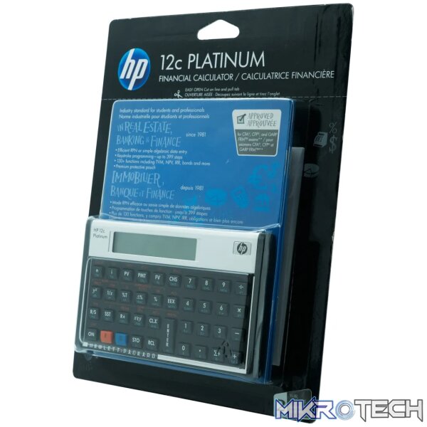 HP 12C Platinum - (Algebraic or RPN) Financial Calculator - Image 3