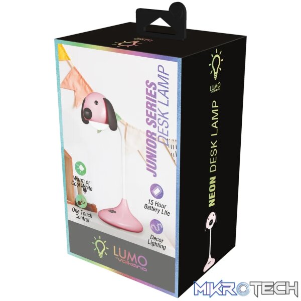 Lumo Neon series LED Desk Lamp - Pink Dog - Image 3