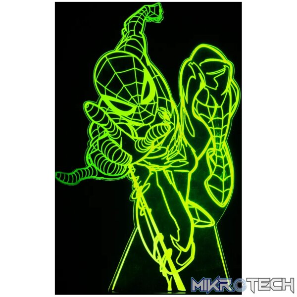 Marvel LED Night Light - Spider-Man - Image 2